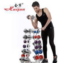 【會(huì)軍11付啞鈴套裝小六角手鈴架子 綜合訓(xùn)練 健身運(yùn)動(dòng)器材 包】?jī)r(jià)格_廠家_圖片 -